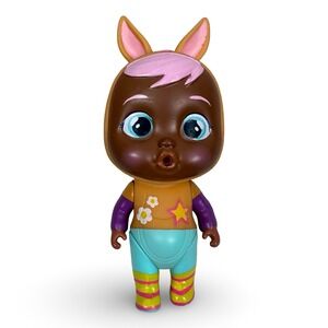 IMC Toys Cry Babies Magic Tears Kanga Donkey Mini Doll Figure Brown Pink